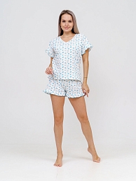 Женская пижама 1700-2 / Голубой